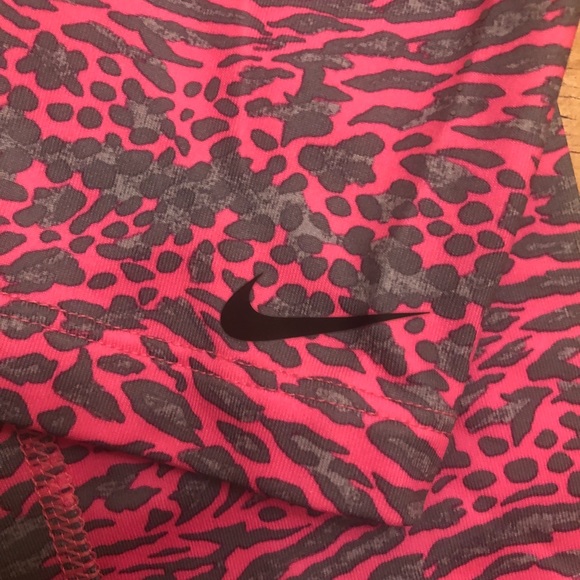 Nike Pro zebra print leggings very good cond XL - Picture 6 of 7